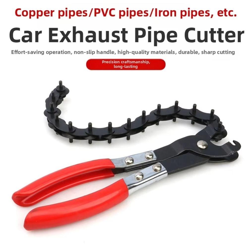 Copper Aluminum Cutting Chain Cutter Three-way Catalytic Pipe Tool  Exhaust System Repair