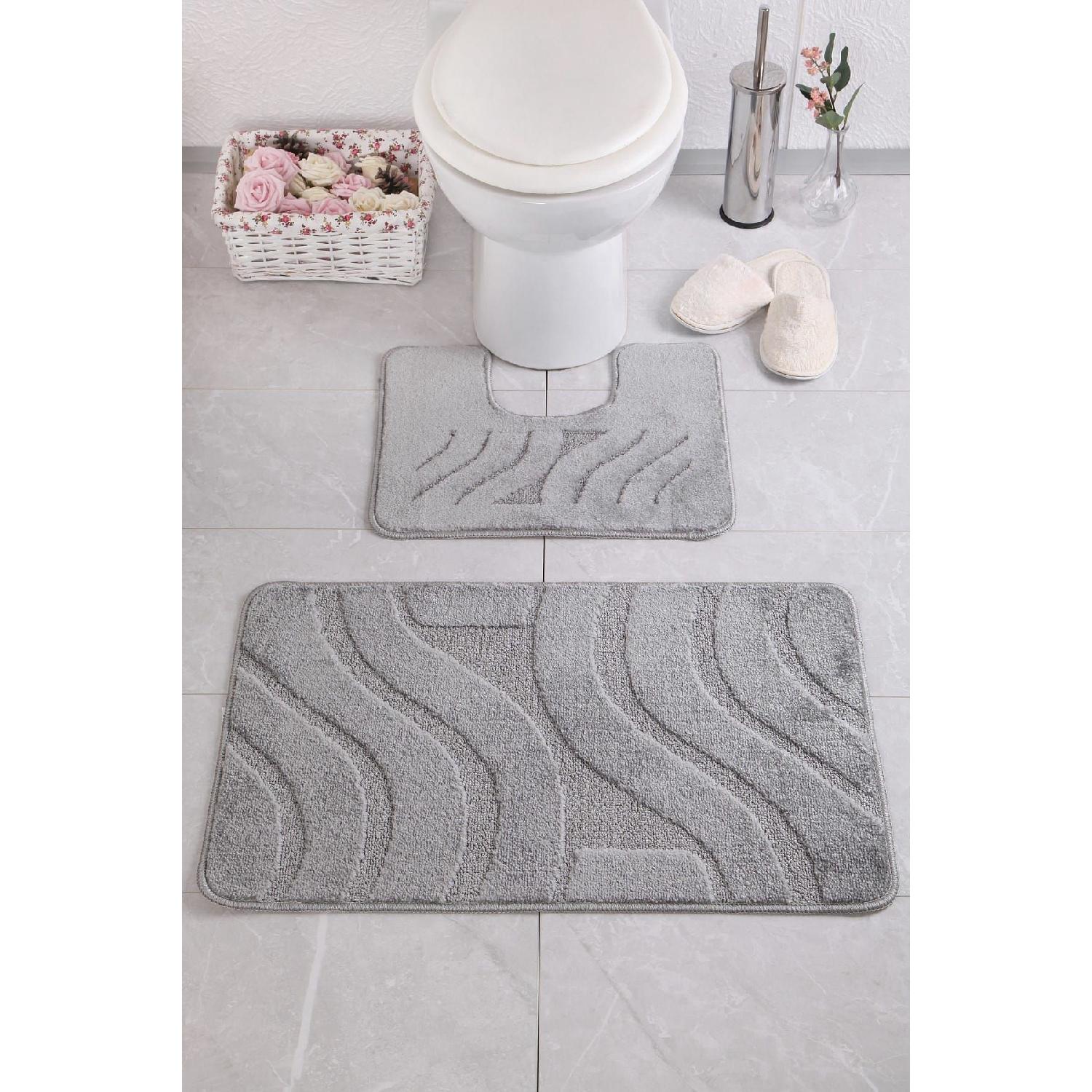 

Symphony 50x80 40x50 Cm Ps Platinum Bathroom Rug
