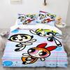 Wykwintna Tapeta 3D Powerpuff Girls Anime Cyfrowy Druk Pościel Zestaw Poszewka na Kołdrę Kołdra Łóżko Młodzież Dzieci Dziewczynka Chłopcy Prezent