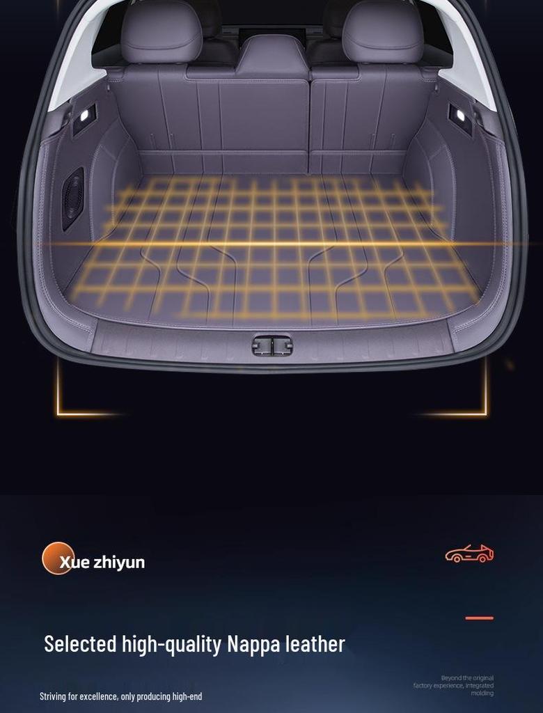 Leapmotor B10 Trunk Mat: Full Coverage Tail Box Mat for 2025 Model - Car Interior Decoration