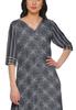 Moomaya V Neck Printed Kurta And Palazzo Pant Set Ethnic Wear Dress For