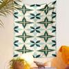 "Retro Geometric Floral Pattern Tapestry" Patterned tapestry home decor, suitable for bedroom and living room, gift