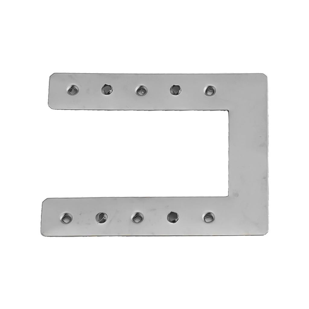 50pcs Solar Panel Grounding Washer U Shape Solar Grounding Conductive Sheet Stainless Steel For Photovoltaic Roofs