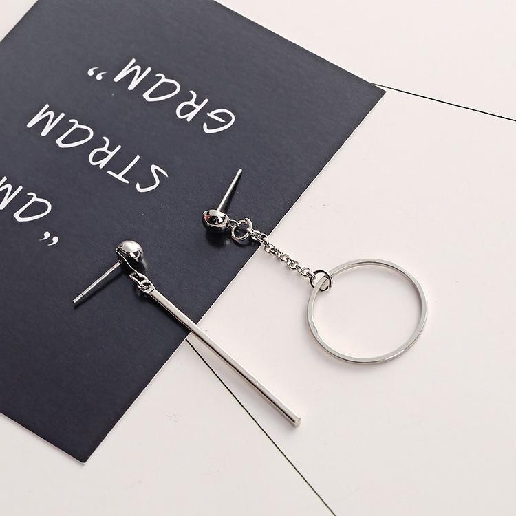 Korean Version of Geometric Elements, Star Hollow Shape AB Earrings, Stud Earrings, Earclips, Fake Stud Earrings, Long Earrings.