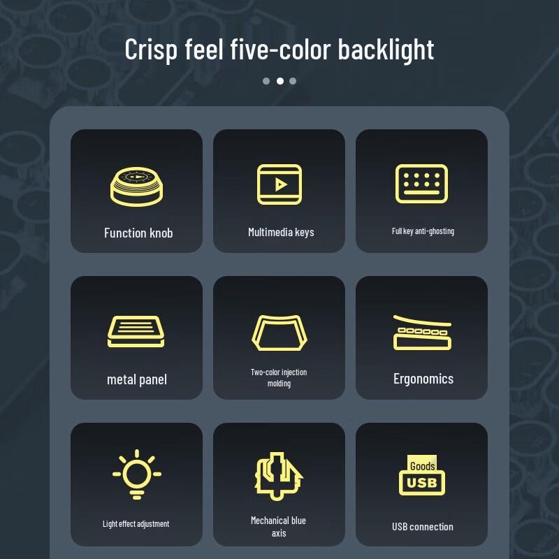 SooPii KB10 Wired Mechanical Keyboard and G20 Metal Mechanical Mouse Combo