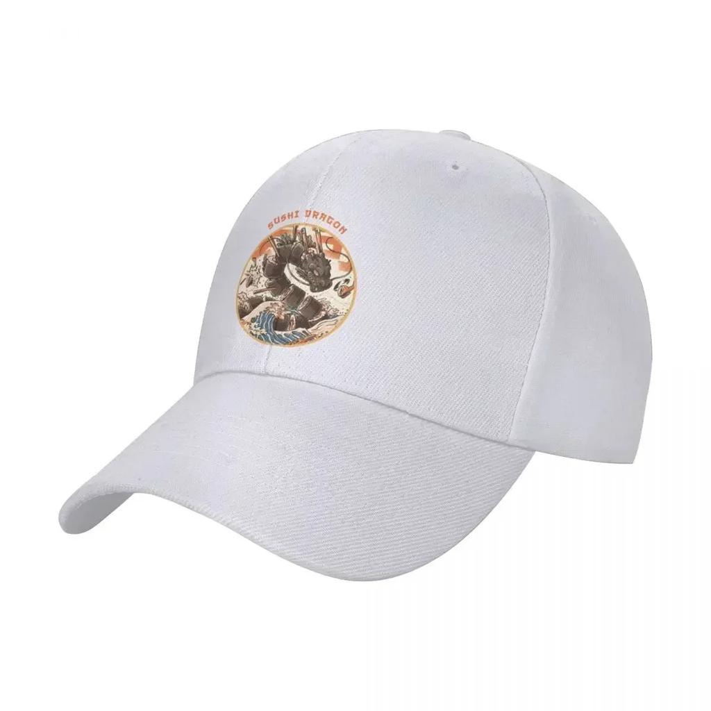 The Black Sushi Dragon Baseball Cap Hat Beach Christmas Hat Sunscreen Fluffy Hat Woman Hats Mens