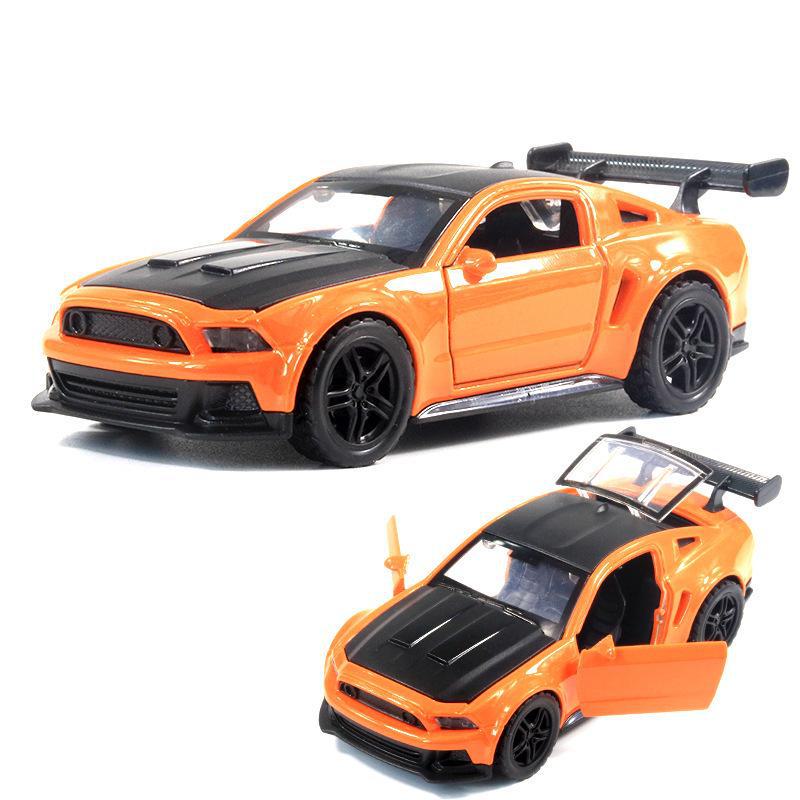 "Children's Off-Road Alloy Car Models with Open Doors - Sports Car Cake Decorations and Gifts for Boys"