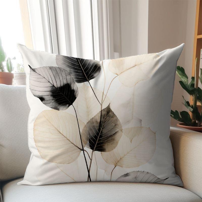 Nordic Style Universal Minimalist Chinese Style Sofa Throw Pillow Cover, Living Room Backrest Pillow Cover
