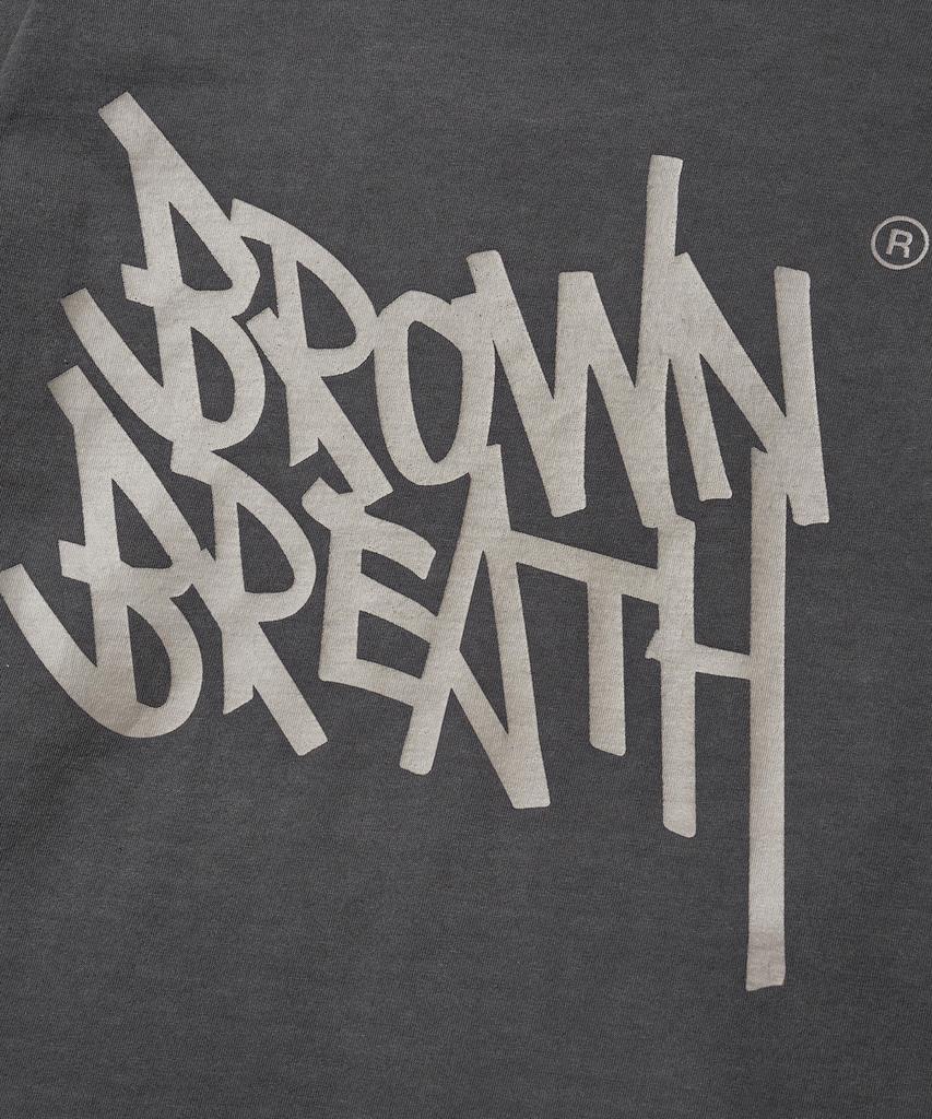 BROWNBREATH Tag Pigment Longsleeve - Charcoal