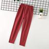 Children's Suit Pants With Elastic Waist And Pockets -Color Long Pants