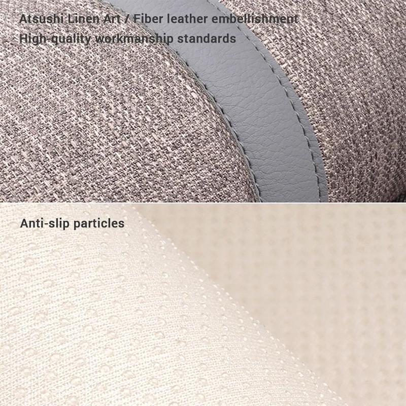 1PCS Car Breathable Flax Seat Cover Four Seasons Universal Front Protector Covers Interior Protect Chair Seat Cushion Auto Tools