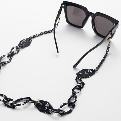 SPRING STRINGS ACETATE CH L Geo _ Black White