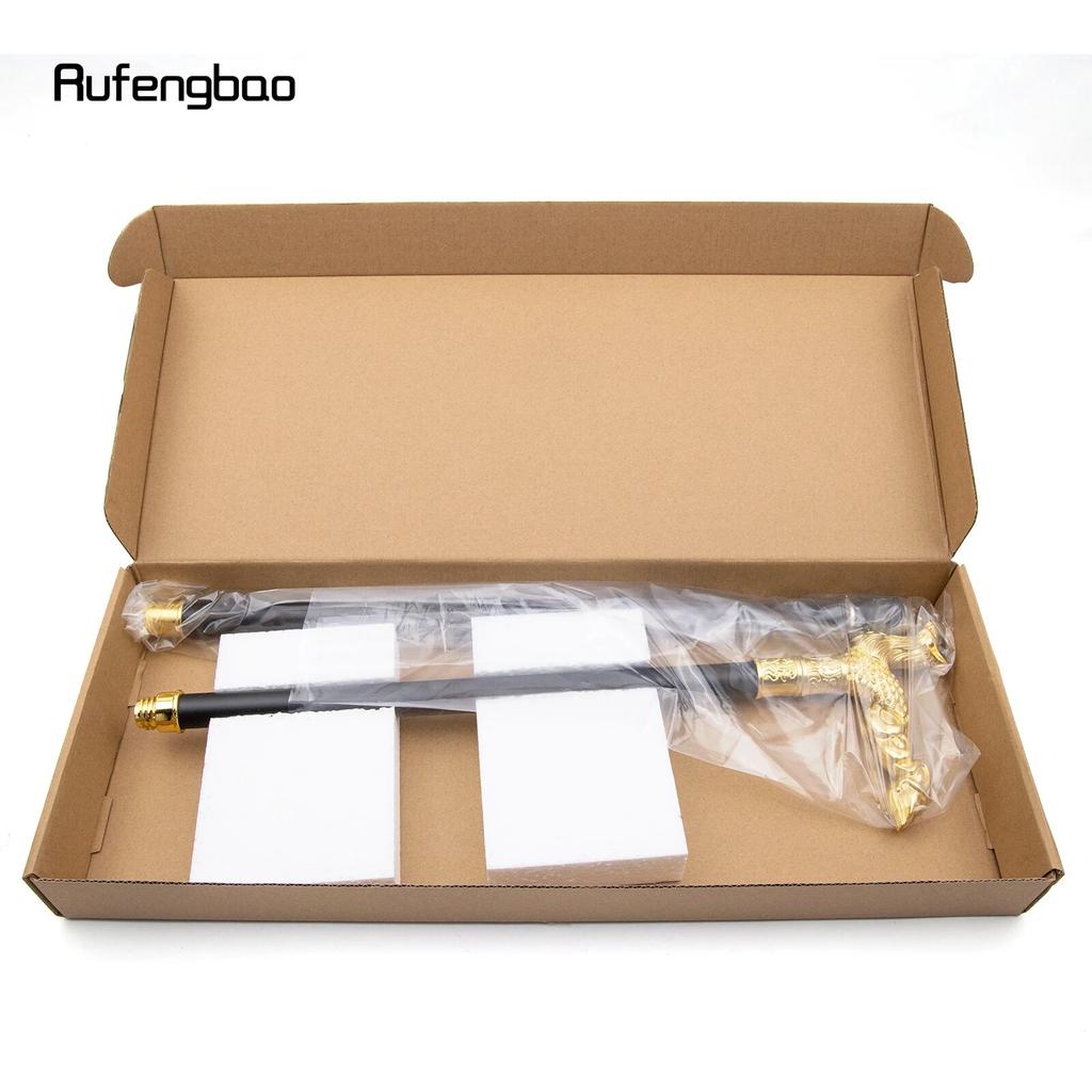 Golden Phoenix Baston de mers cu coadă lungă Baston de mers la modă Baston de mers pentru domn, de lux, 93 cm