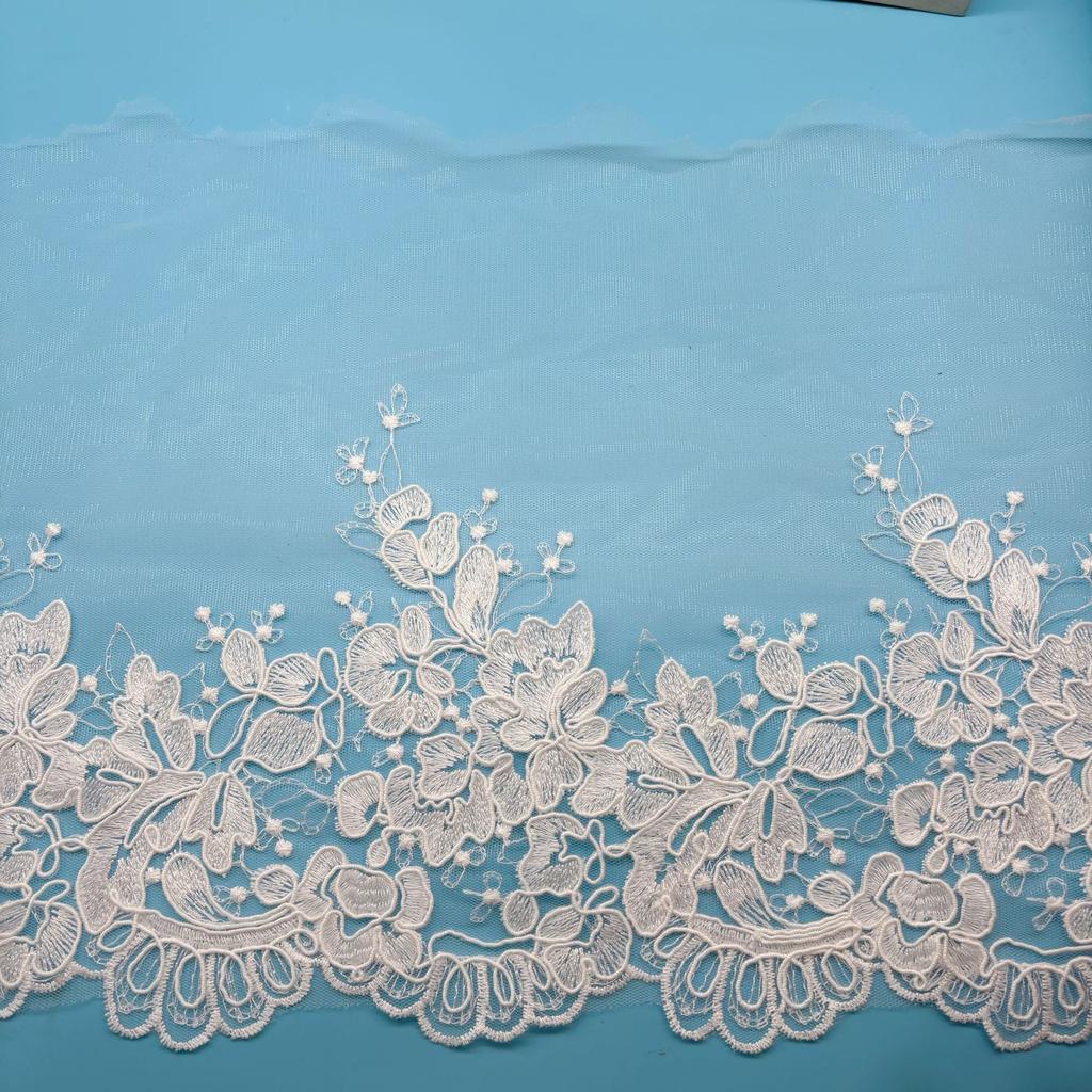 Rope Strand Barcode Embroidery Lace Women Lace Lolita Clothing Hem Accessories