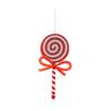 Bow Simulated Lollipop Red Pink Christmas Tree Decoration  Christmas Tree
