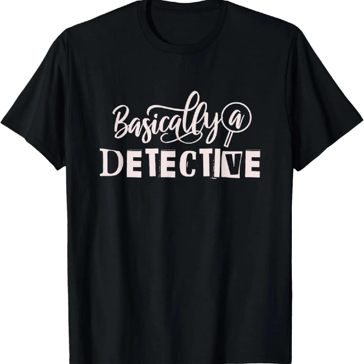 

Funny True Crime Women s Basically a Detective T-Shirt XXXXXL різнокольоровий