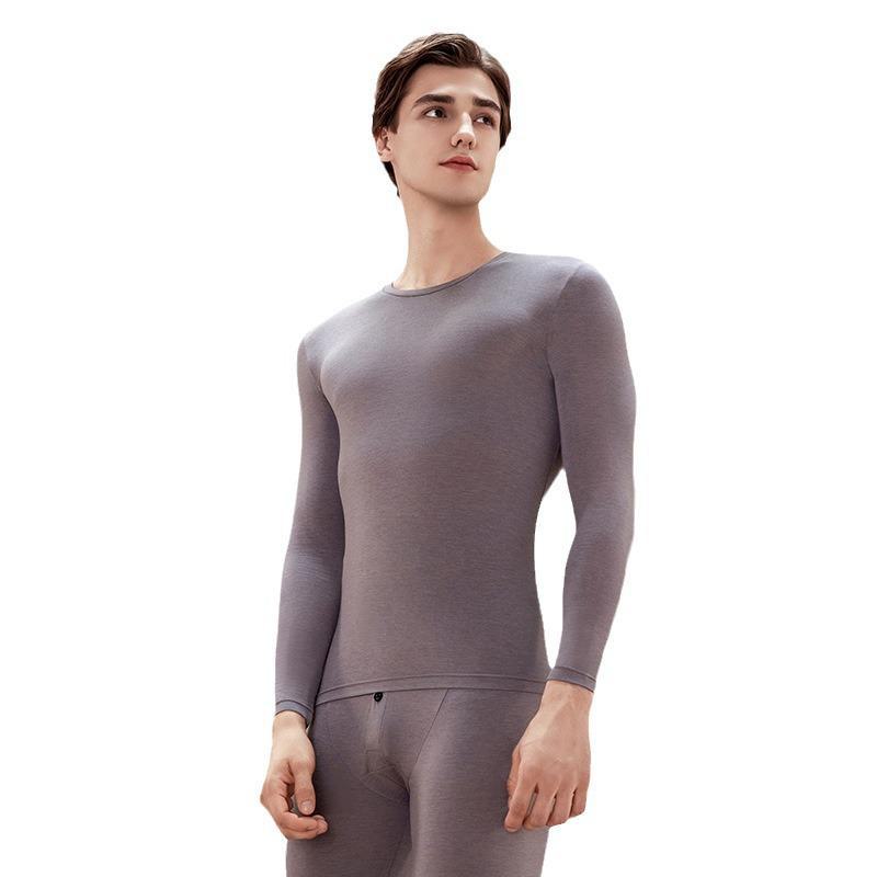 Modal Men's Thermal Underwear Set: Light & Warm Base Layer for Autumn/Winter.