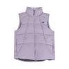 Gilet in piuma da uomo Viola Collo alto Moderato NJF44021-PUR