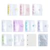 Stationery Notebook Pages Transparent Handbook Loose-Leaf Binder Notebook Cover 3 Hole Binder Clip Photo album Card Organizer