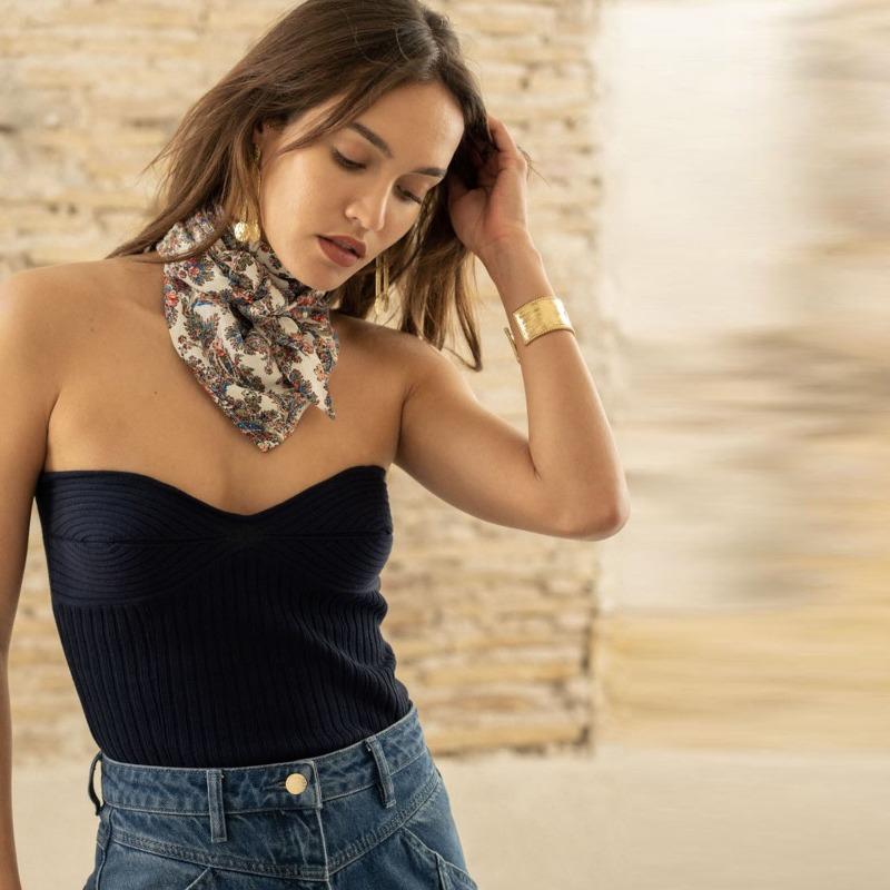 Knit Sexy Backless Tube Top For Women Summer Slim Fashion Ribbed Cropped Top Hot Girls Beach Sexy Off Shoulder Knitted Bustier Ladies Corset Tops