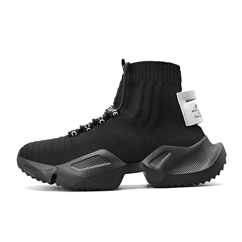 Shoes summer high top socks shoes sports breathable raw shoes mens sneakers sneakers