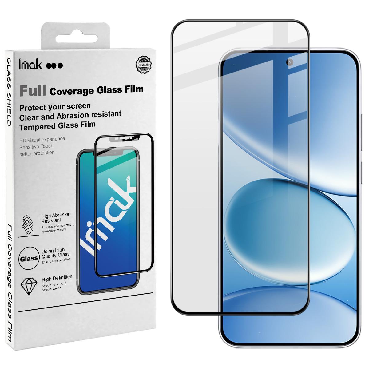 

Для Redmi Note 15 Pro 5G Стекло IMAK Полное покрытие Закаленная стеклянная пленка Серия Pro+ 169мм Redmi Note 15 Pro 5G