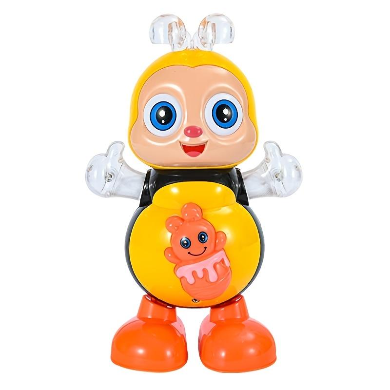 

Счастливая пчелка Юнцы Электронная танцевальная игрушка, Интерактивная музыкальная обучающая игрушка со светом и музыкой, Работает от батареек, Батарейки в комплект не входят 1pc