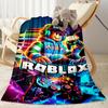Coperta di Flanella Roblox Adventure Quest - Morbida e Adatta per Divani, Letti, Uffici, Viaggi, Tutte le Stagioni, Ottimo Regalo per Feste e Compleanni.
