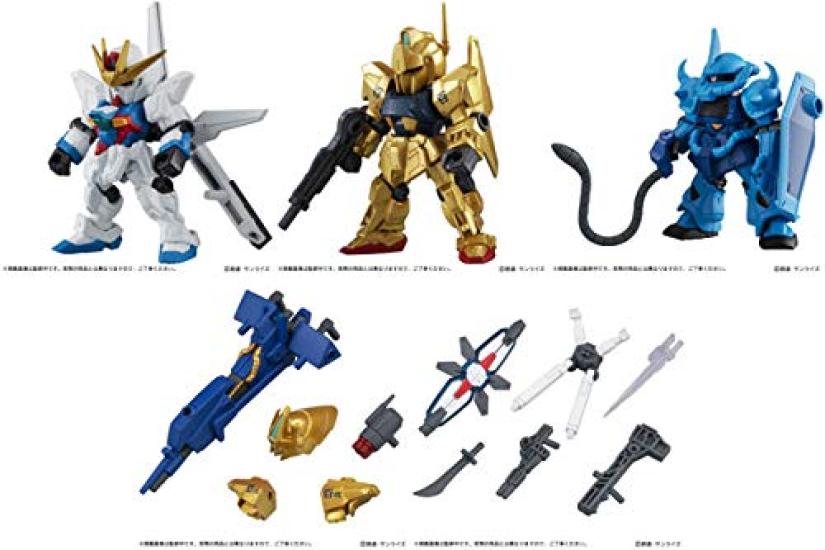 

Мобильный доспех Гандам MOBILE SUIT ENSEMBLE11 10 штук (BOX)