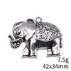 Wedding Anniversary Charms For Jewellery Making Elephant God Charms Pendant Biz Cell Phone Pendant