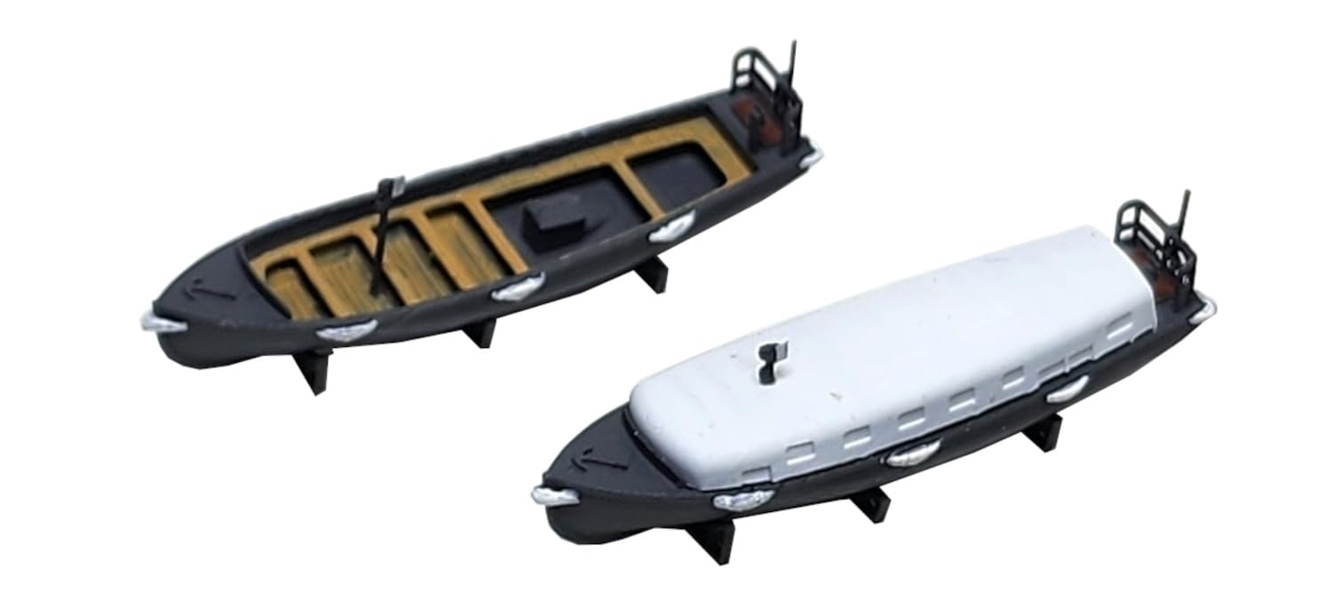 

HMA Japanese Naval Ship Set 2 Resin Kit Includes 8 Internally Fired Launches 1/350