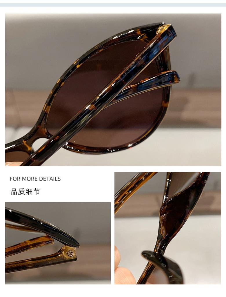 New Vintage Round Cat Eye Sunglasses Women Men Circular Sun Glasses Female Oval Eyewear  for Male Female Eyeglasses