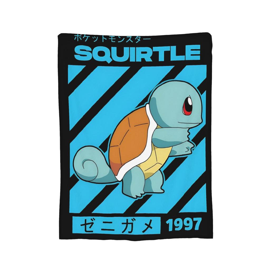 Pokemoned Coral Fleece Plush Throw Blankets Charmander Charmeleon Charizard Blanket for Bedding Couch Warm Plush Thin Quilt,