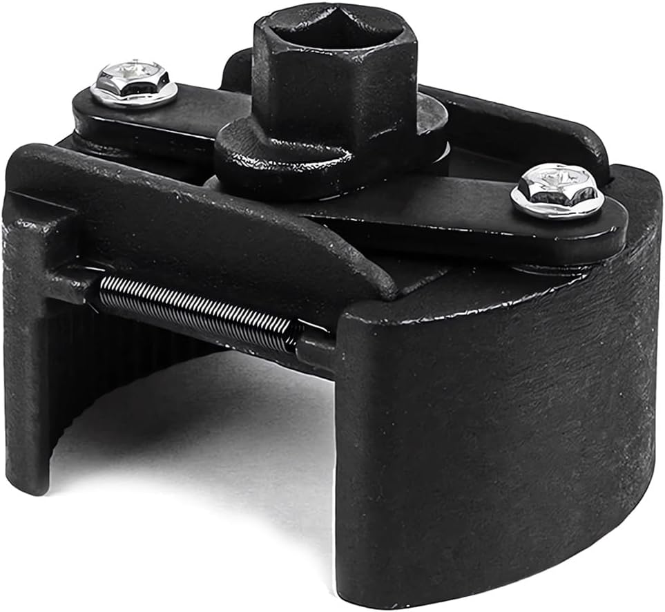 

Professional Durable Universal Adjustable Oil Filter Wrench Two-Jaws 60-80mm Range Filter Remover Tool For Auto Maintenance чёрный