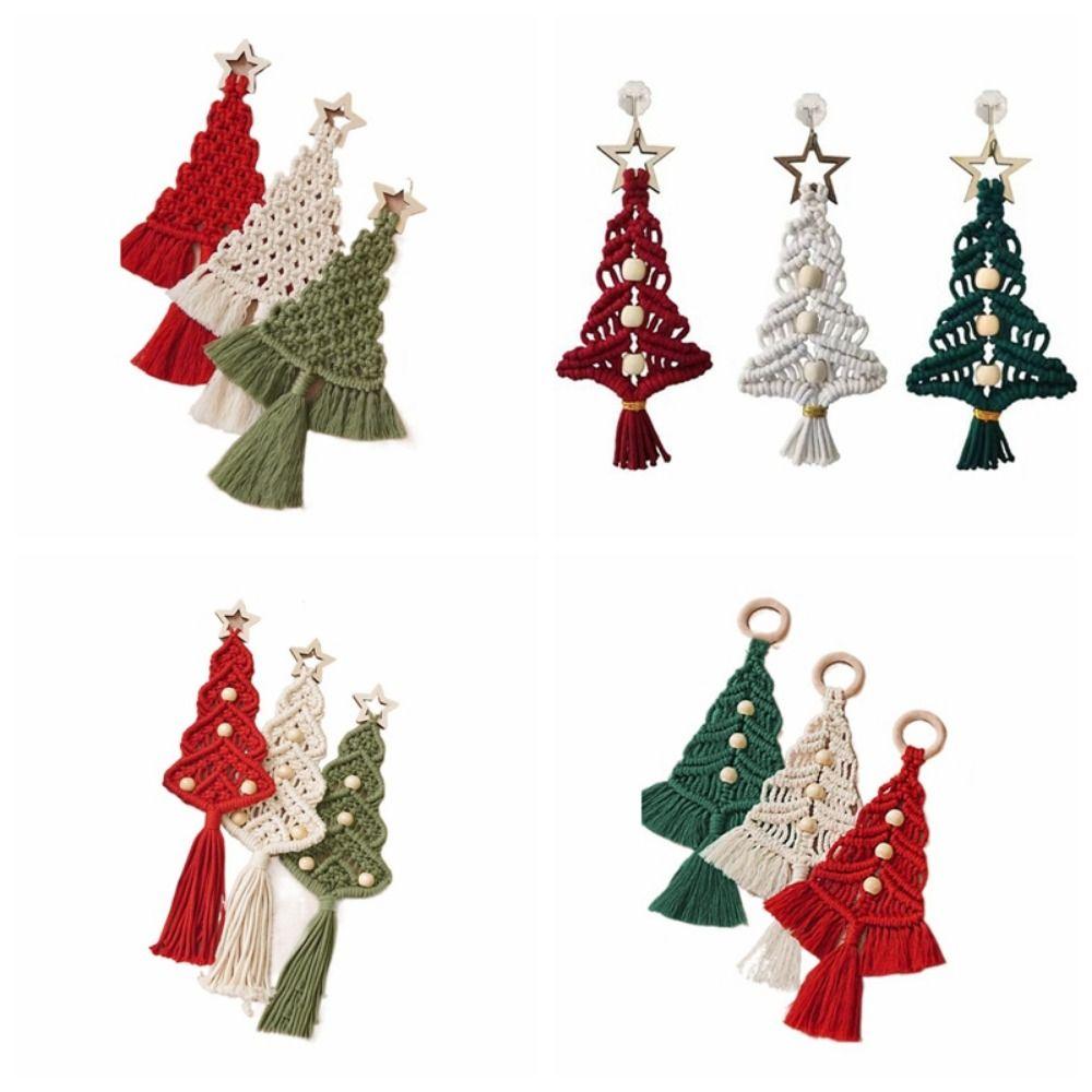 Bohemian Tassel Design Christmas Tapestry Material Pack Christmas Decor