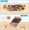 Nail Polish Organizer,3-7 Tier Acrylic Display Sunglasses Organizer Essential Oils Holder Makeup Organizer Sunglass Display Rack