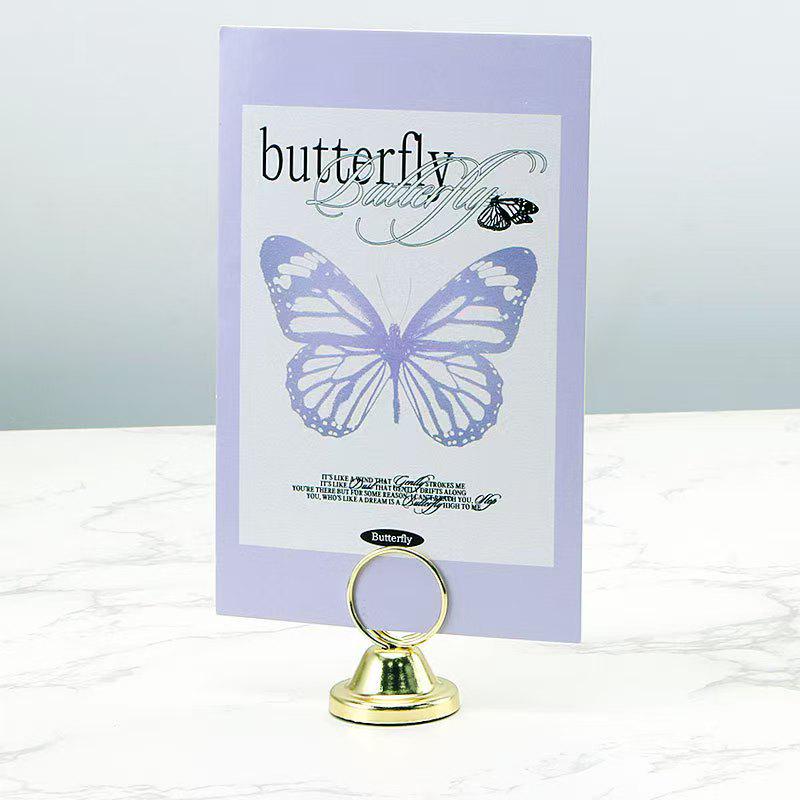 Metal Table Card Holder for Weddings and Restaurants