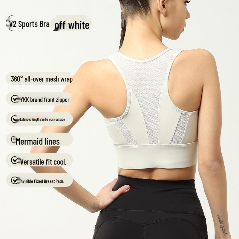 Soutien-gorge de sport pour femmes à fort impact et résistant aux chocs pour la course à pied et le yoga