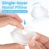 CPAP-Maskenzubehör - Set mit Ersatz-Nasenpolstern mit doppelwandiger Struktur(2 STÜCKE) Für Resmed Airfit P10 Weiches Leichtes Silikon