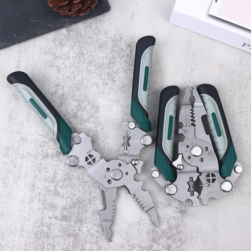 Foldable Multifunctional Wire Stripping Pliers For Electricians Foldable Wire Stripper, Pulley Design Multi-Function Electrician