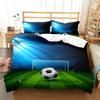 Football Stadium Silhouette Poster Duvet Cover Set UK Single Double Queen King US Twin Full King Size Bed Linen Set