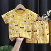 Kids Clothes Set Baby Boy Girl T-Shirt + Shorts Summer Clothing Cotton Cartoon Casual Boys Tracksuit Children Baby Clothes Set