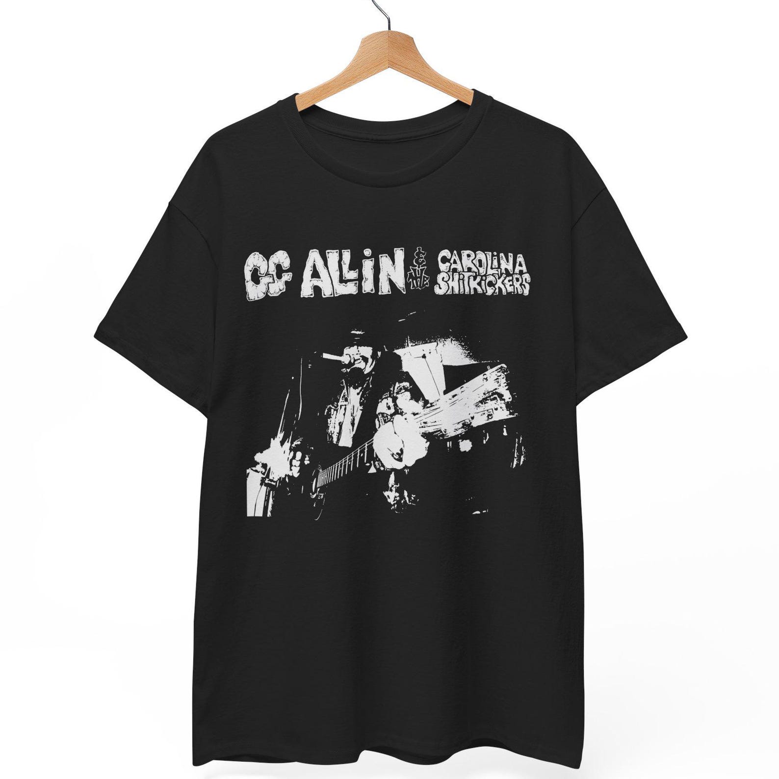GG Allin & The Carolina Shitkickers T-Shirt, Punk Rock Tee M