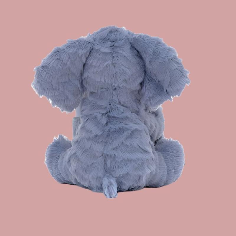 JELLYCAT Jungle Animal Collection Fuddlewuddle Elephant, Soothing Scarf Dolls Plush Doll 34cm High Towel 34cm Length