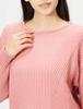 Freeze Mart Panel Rib Boat Neck Sweater Pink FR Women's (Web Exclusive)