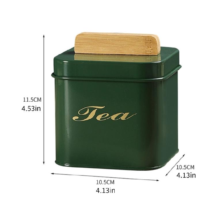 Bamboos Lid Canister For Coffee Bean Loose Teas and Candy Food Storage Container Jar Kitchen Organization Tool