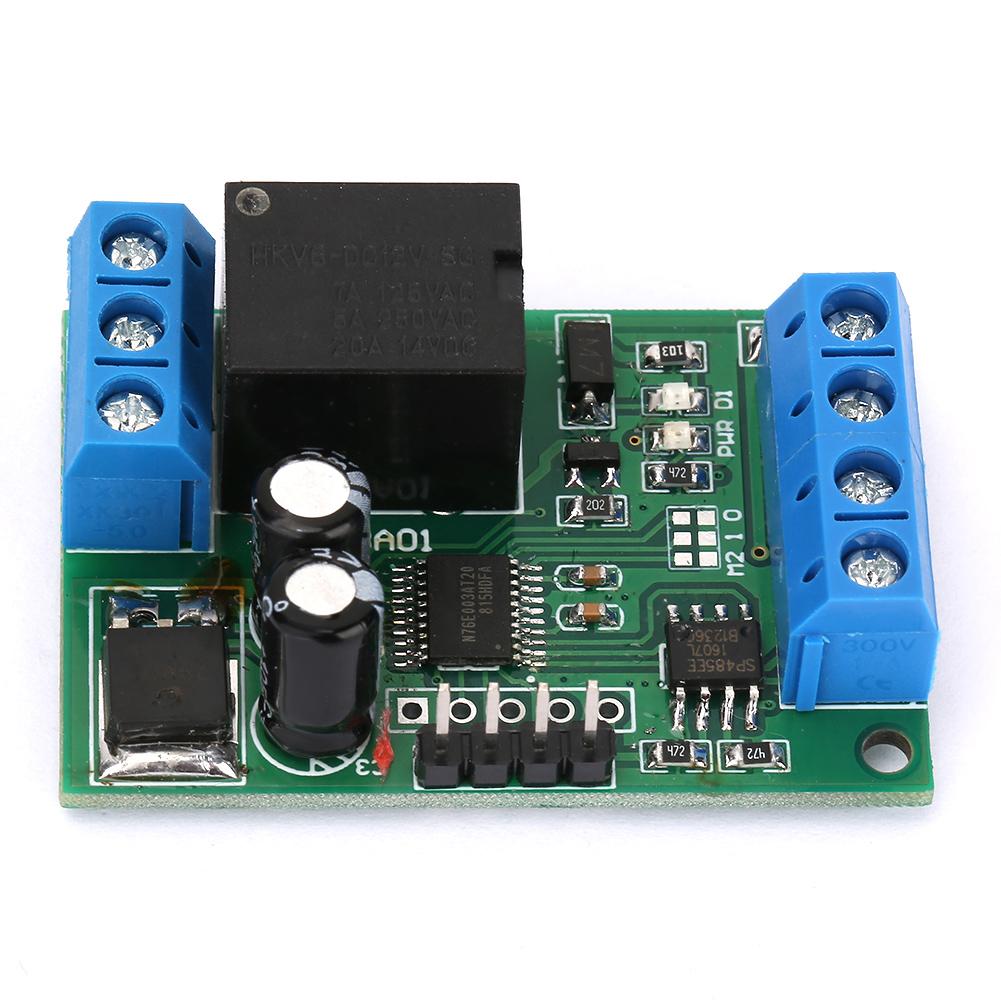

12 В 1 канал RS485 MODBUS RTU Послідовний порт Багатофункціональний релейний модуль Контролер ПЛК