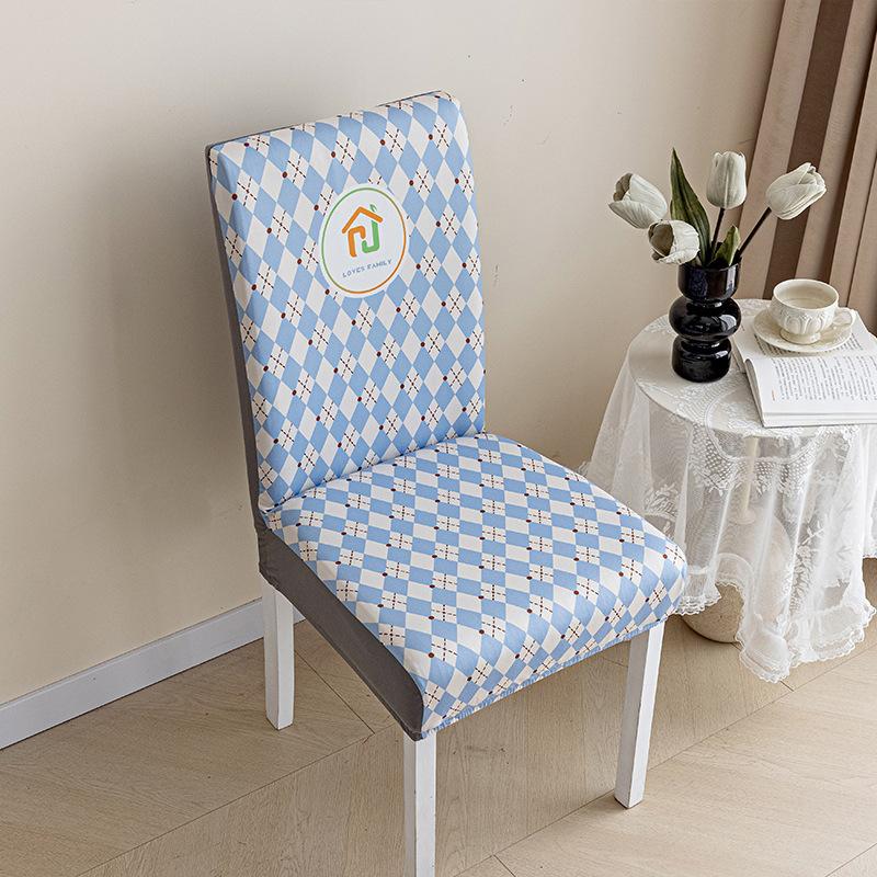

Новый чехол для стула для дома, чехол для стула для столовой, универсальный набор стульев, чехол для стула для столовой, чехол для сиденья, эластичный чехол для стула, интегрированная спинка 38*38*45cm