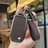 5 Knoppen Zinklegering Leer Auto Sleutelhoesje Case Voor Volvo S60 S40 Xc70 Xc90 S80 V70 V50 C30 C70 Sleutelhouder Auto Sleutelhoesje Accessoires
