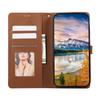 Business 3D Diamond Grid Embossed Wallet Leather Case For iPhone 17 Pro Max 16 15 14 13 12 11 Plus 17air 16E kickstand Cover